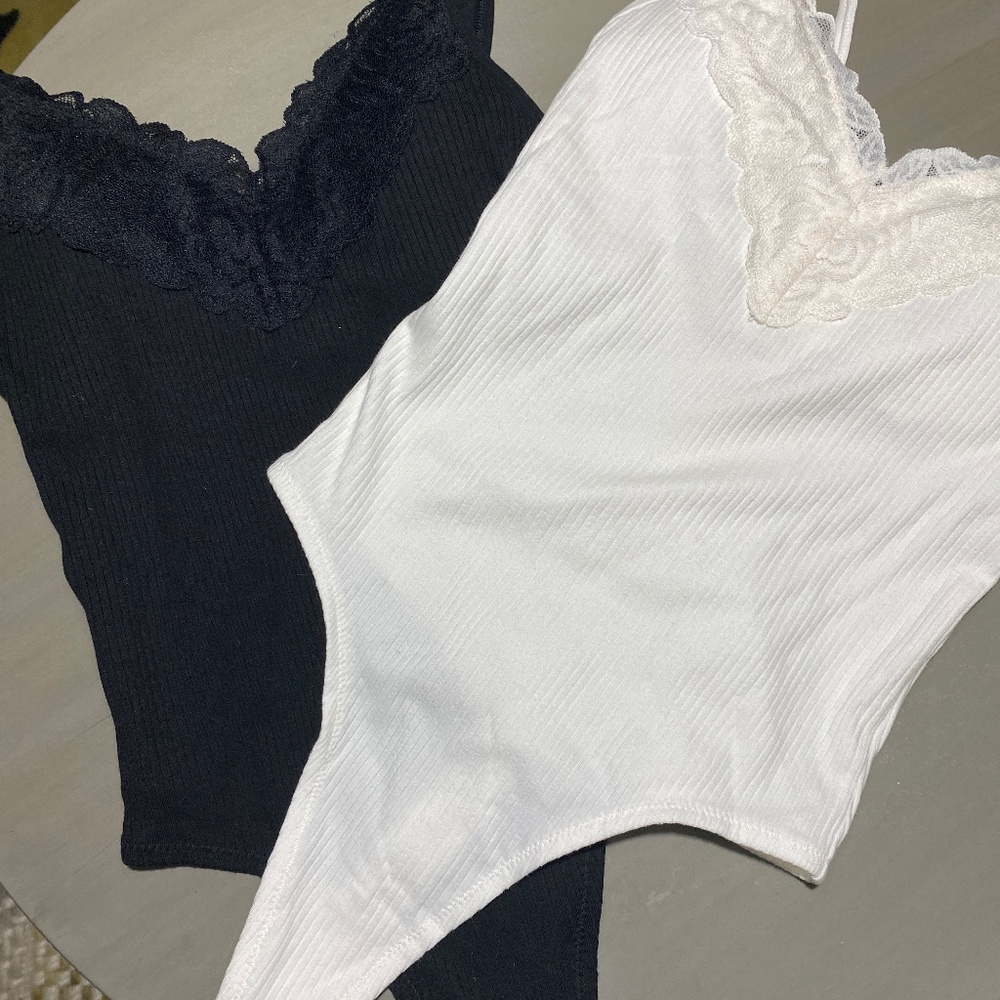 NWT PINK Victoria’s Secret Bodysuits
